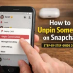 How to Unpin Someone on Snapchat