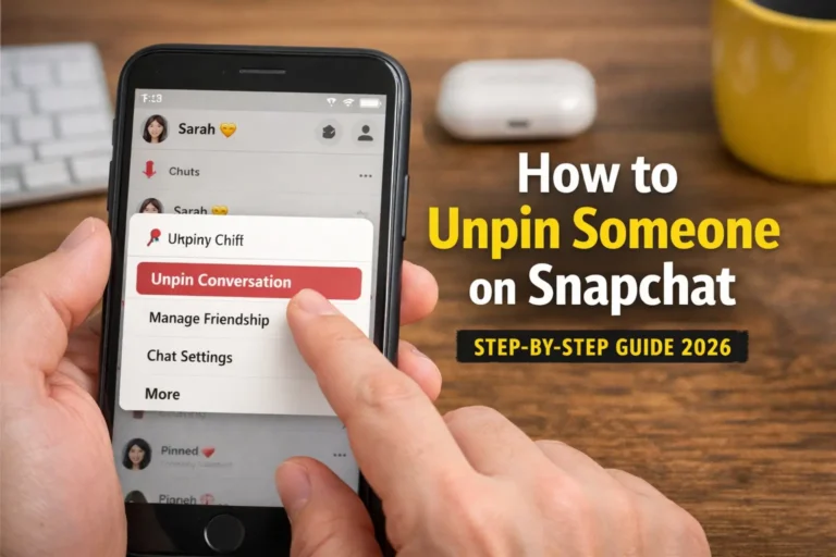 How to Unpin Someone on Snapchat
